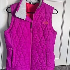 The North Face Fuchsia Quilted Vest